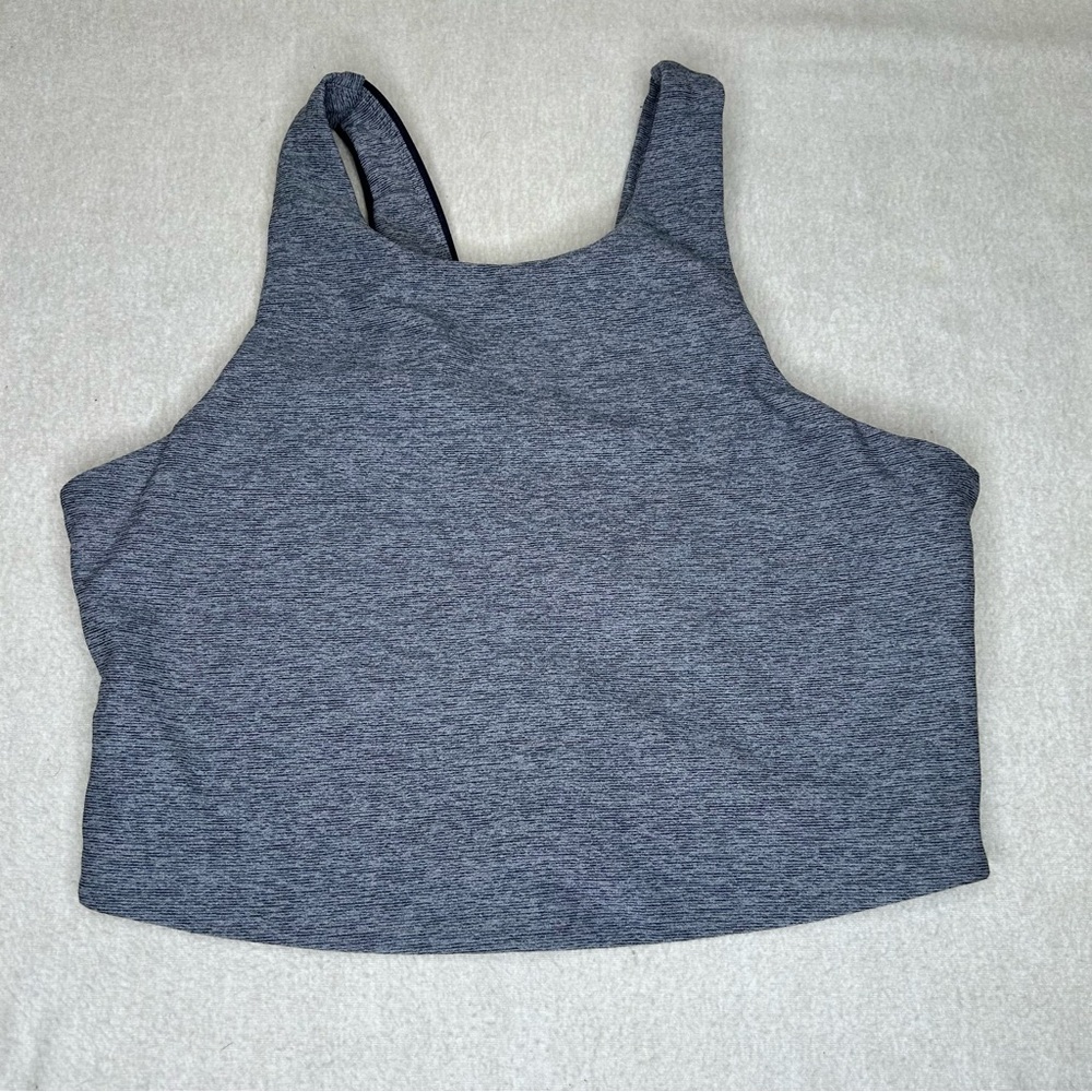 Outdoor Voices Venus Crop Top Heather Gray Size S